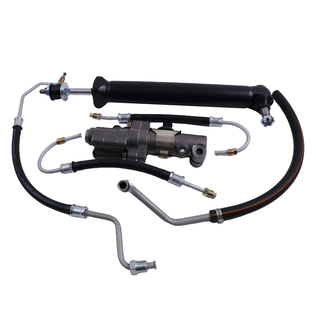 Power Steering Valve Cylinder & Hose Kit 1509003 1505001 1502007 for Chevrolet Corvette Base 5.3L 5.7L 7.0L 7.4L 1963-1979 - KUDUPARTS