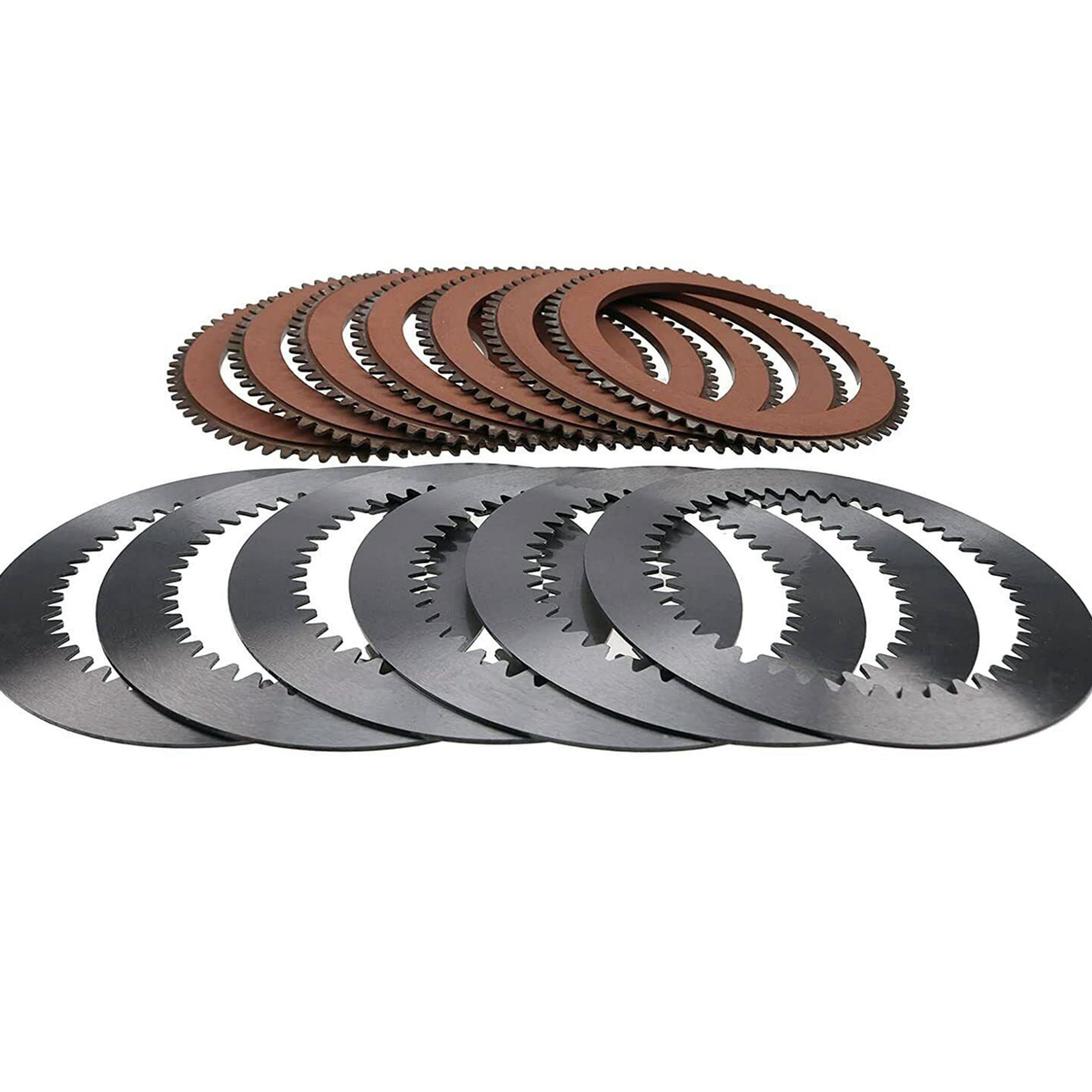 Steering Clutch Set 10E-22-21320 12Pcs &104-22-33321 14Pcs for Komatsu D20A D20P D21A D21P Full Set fit-6-7-8 series - KUDUPARTS