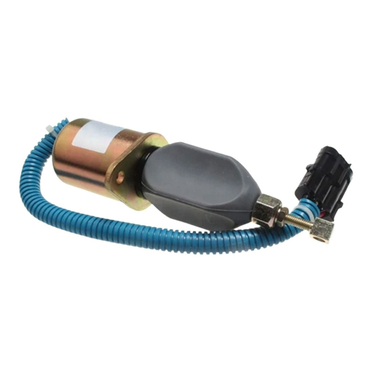 Stop Solenoid 127973 for Kubota Engine V2203 Gehl Skid Steer Loader SL4625 4625SX 4625DX - KUDUPARTS