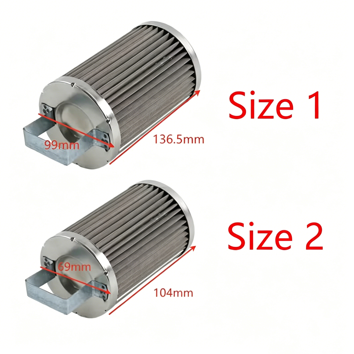 Suction Filter 4235021 for Isuzu Engine 3AB1 Hitachi Excavator EX50UR EX60UR - KUDUPARTS
