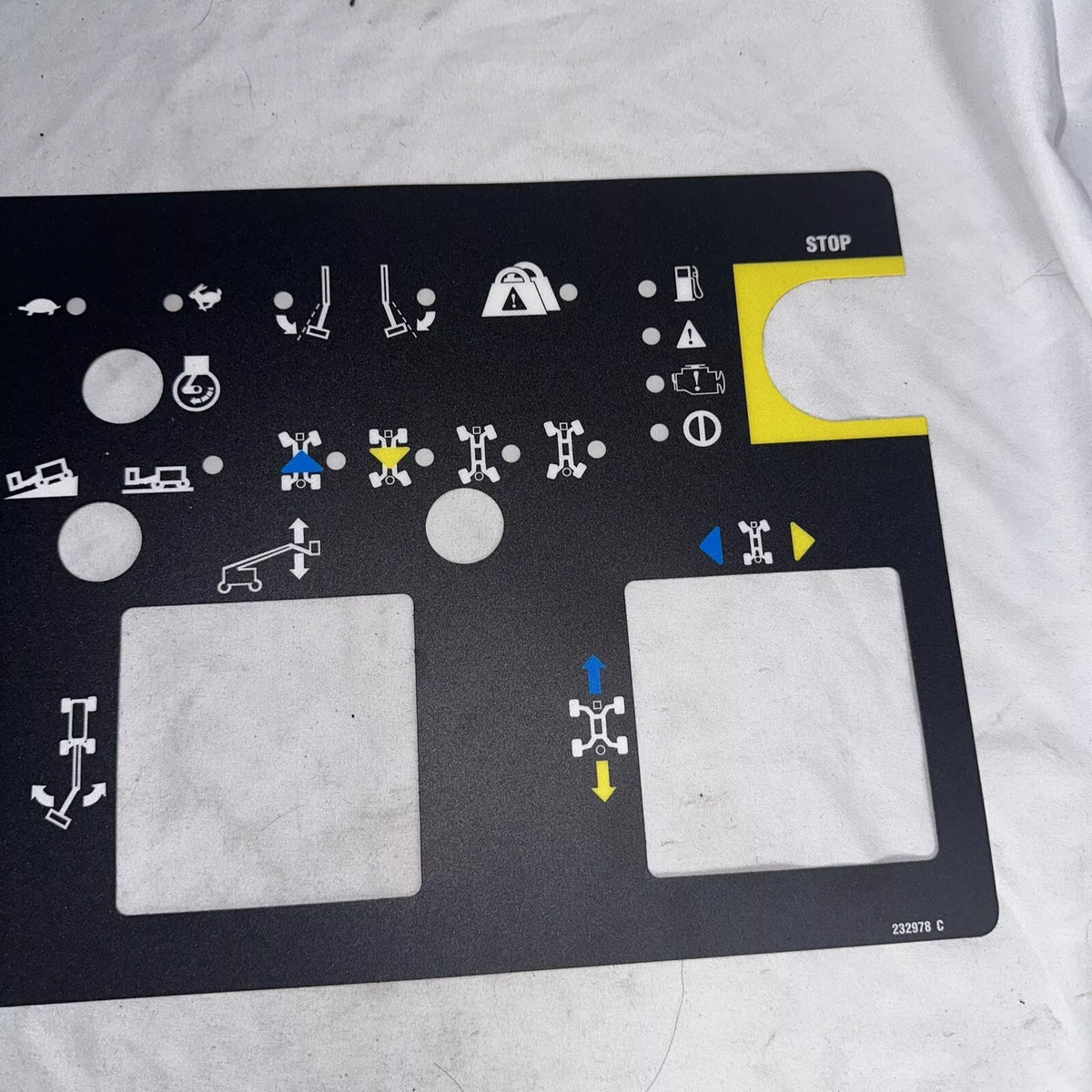 Super X Pcon Lid Decal 232978GT for Genie Boom Lift SX-180 SX-150 - KUDUPARTS