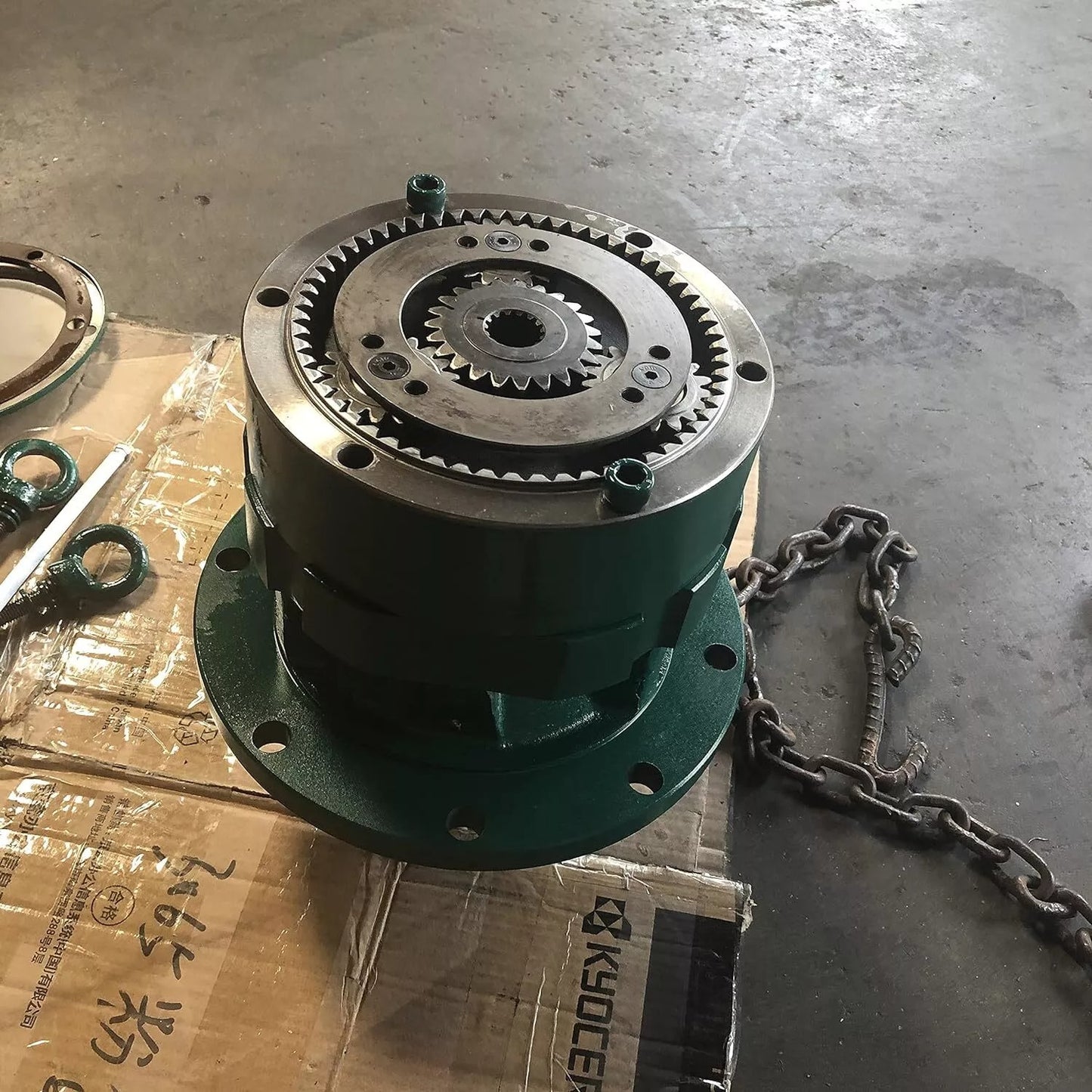 Caja de engranajes de giro YR32W00002F1 para excavadora Kobelco SK60