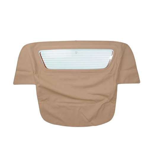 Tan Convertible Soft Top With Plastic Window CHE5156165 CHE5412-04654-00 for Chevrolet Corvette - KUDUPARTS