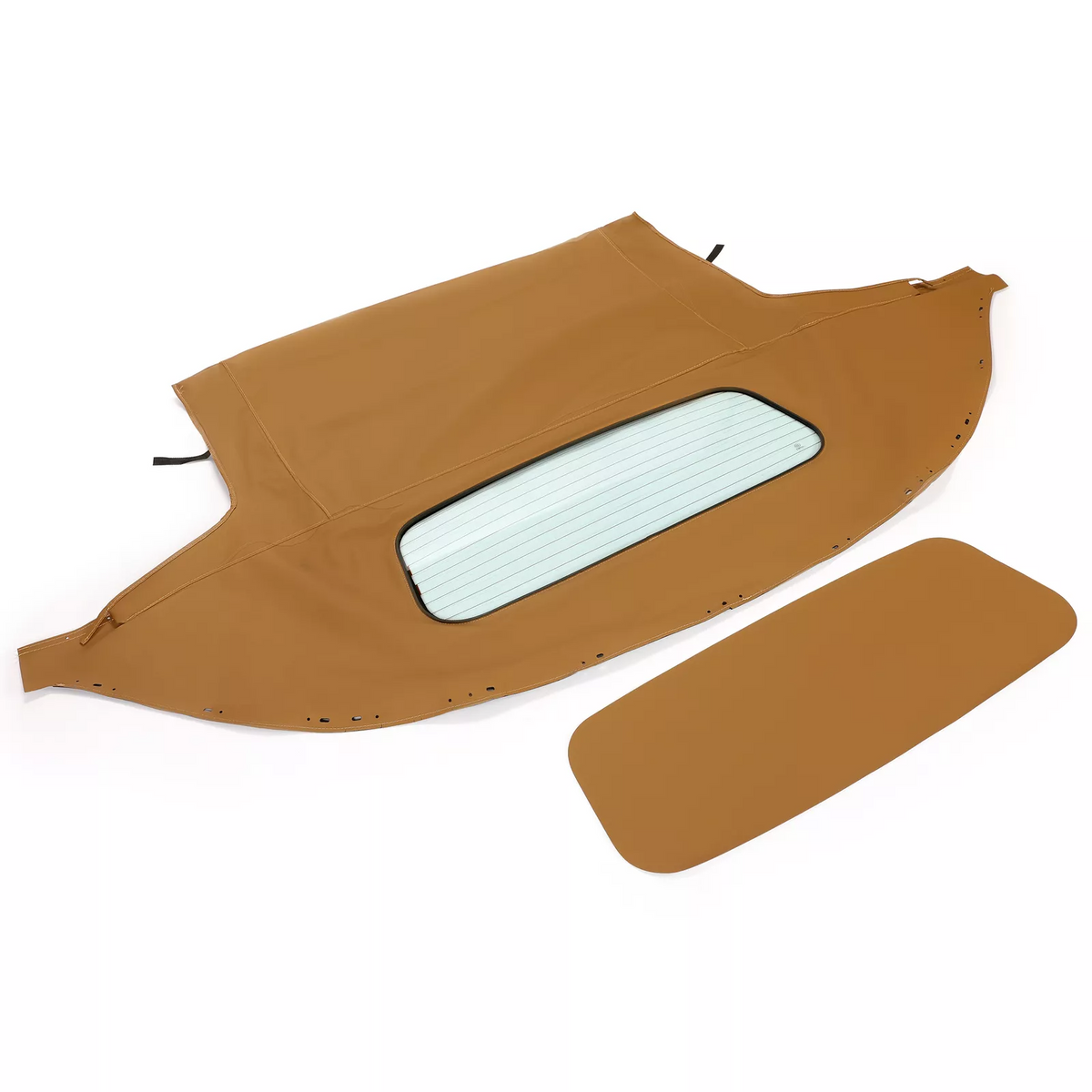 Tan Convertible Soft Top w DOT Approved Glass Window FOR05-565 for Ford Mustang 2005-2014 - KUDUPARTS