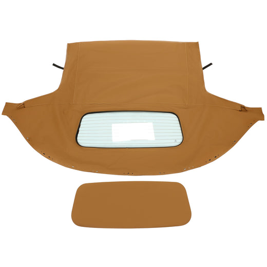 Tan Convertible Soft Top w DOT Approved Glass Window FOR05-565 for Ford Mustang 2005-2014 - KUDUPARTS