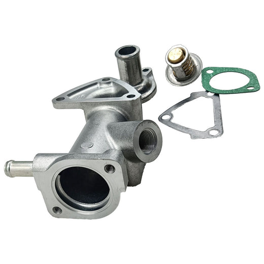 Thermostat 15531-73010 & Cover 15841-73260 & Complete Water Flange 16875-72704 With Gasket 15841-72923 for Kubota Engine Z482 D722 - KUDUPARTS