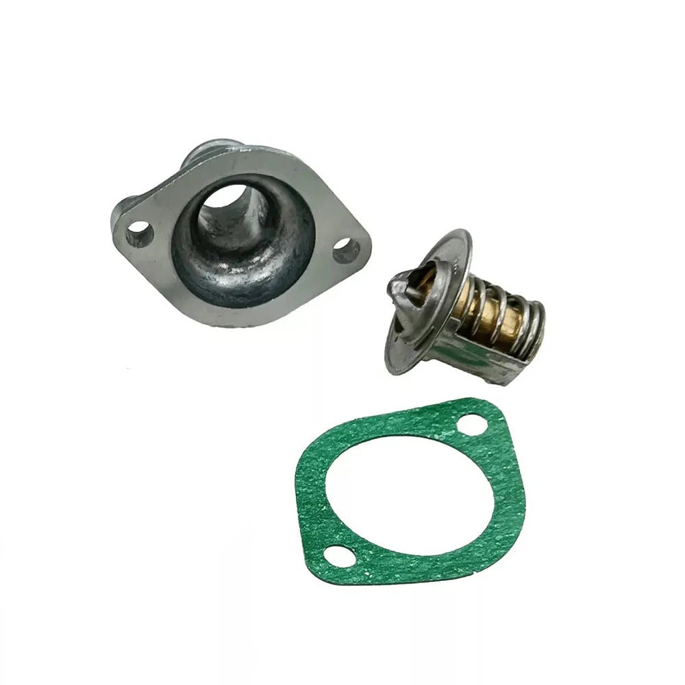 Thermostat 15531-73010 & Cover 15841-73260 & Complete Water Flange 16875-72704 With Gasket 15841-72923 for Kubota Engine Z482 D722 - KUDUPARTS