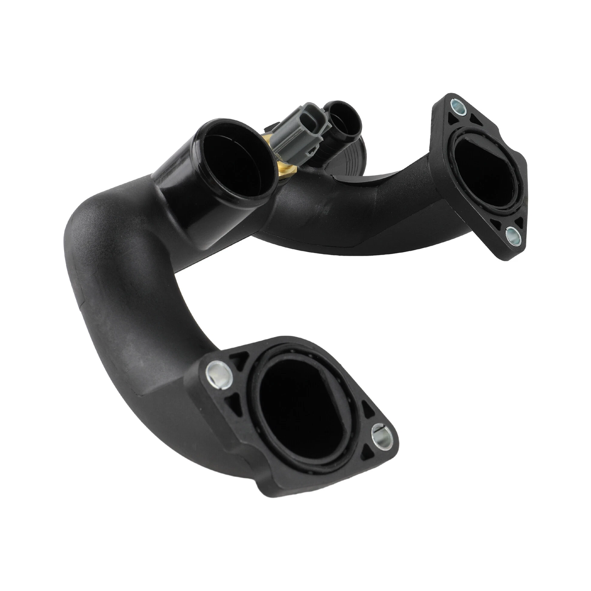 Thermostat Cover Water Outlet Pipe with Sensor 96JV8A504BD for Jaguar XK8 XJ8 Vanden Plas 1997-2003 - KUDUPARTS