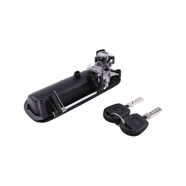 Trunk Switch Boot Tailgate Release Handle with Lock 1J6827565A 1J6827565B for Volkswagen Golf 2002-2006 - KUDUPARTS