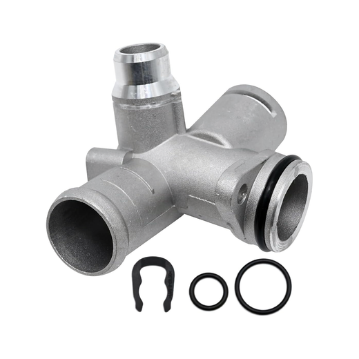 Turbo Engine Coolant Flange Water Thermostat Housing 06D121132C for Audi A4 Quattro 2005-2009 - KUDUPARTS