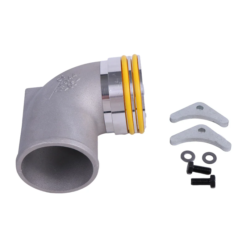 Turbocharger Intake Elbow 7W-3144 for Caterpillar CAT Engine C15 Track-Type Tractor D10N D10R - KUDUPARTS