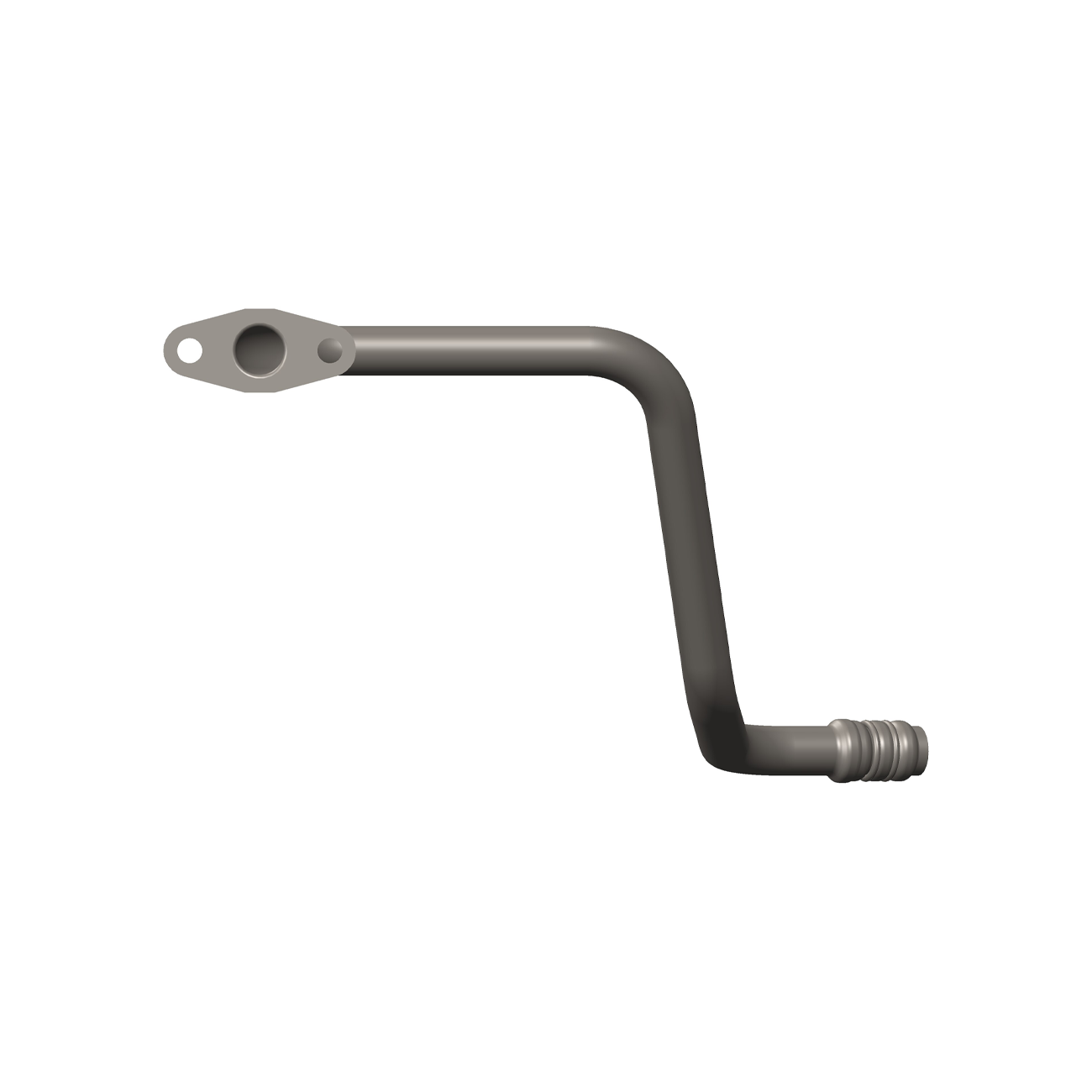 Turbocharger Oil Drain Connection Pipe 3975076 for Cummins Engine NT743 QSB6.7 QSB7 6D107