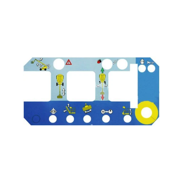 Upper Control Box Decal 307P217570 for Haulotte Boom Lift H21TX HB62 H23TPX HB68J H25TPX HB76J