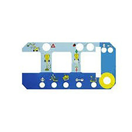 Upper Control Box Decal 307P217570 for Haulotte Boom Lift H21TX HB62 H23TPX HB68J H25TPX HB76J - KUDUPARTS