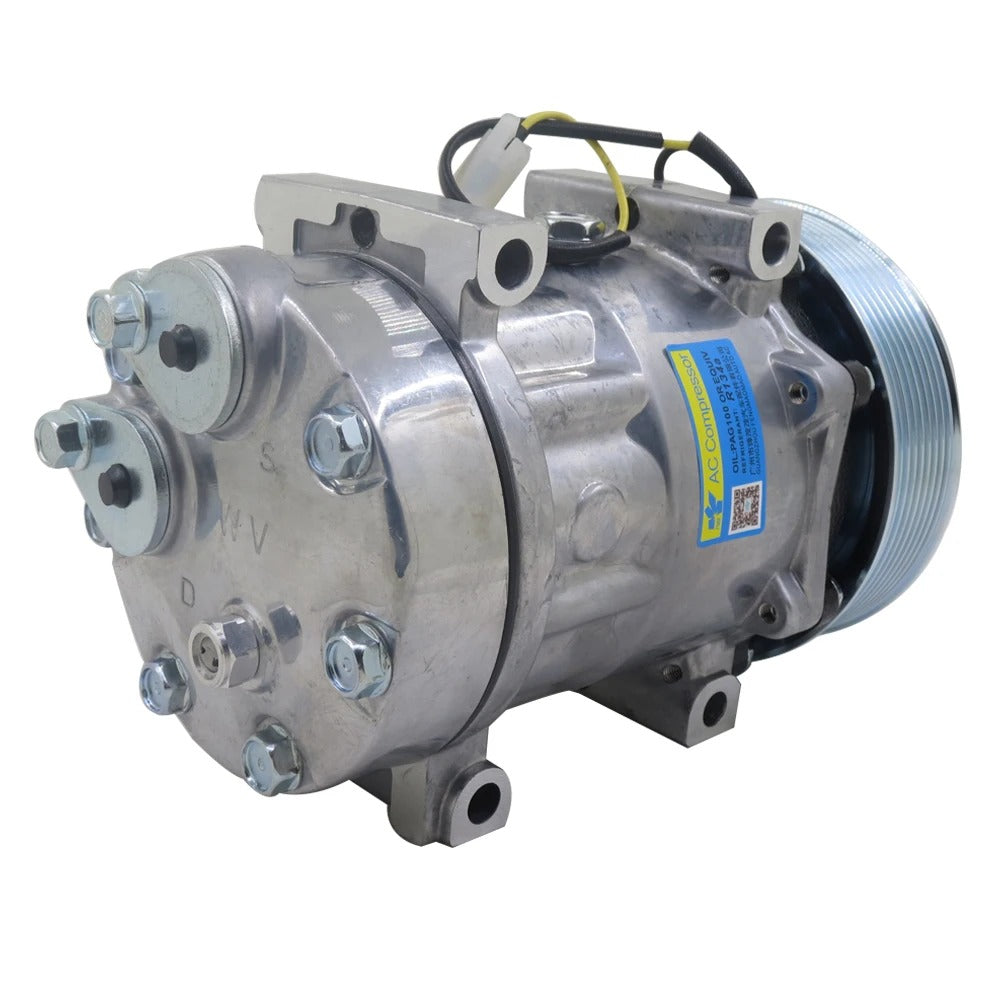 SD7H15 A/C Compressor VOE15082727 for Volvo Truck A25E A25G A30E A30F A40E A40F - KUDUPARTS
