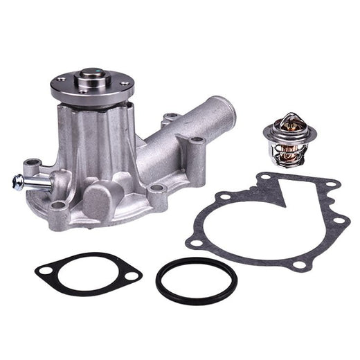 Water Pump 16251-73034 and Thermostat With Gasket 15531-73011 15531-73270 for Kubota Engine V1505 V1305 D905 D1005 D1105 - KUDUPARTS