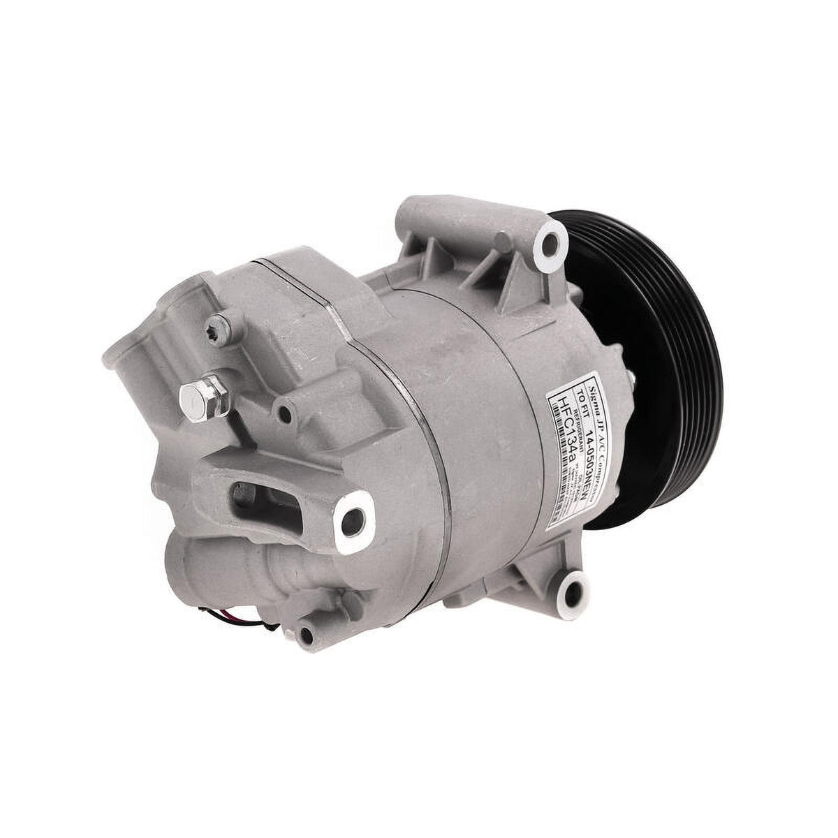 12V CVC 6PK 126MM A/C Compressor with Clutch 68225206AB for Chrysler Pacifica 2017-2022 Voyager 2020-2022 - KUDUPARTS