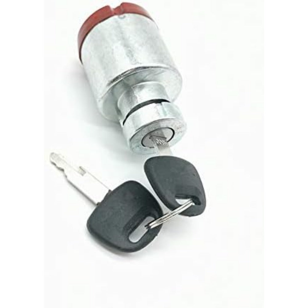Ignition Switch W/ 2 Keys 4477373 AT154992 4250350 Fit For Hitachi EX-1 EX-2 EX-3 EX-5 EX-6 Compatible with John Deere 75C 80C 2054 450DLC - KUDUPARTS