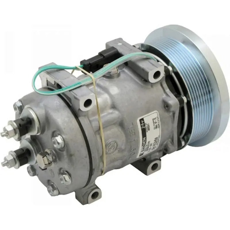 SD7H15 A/C Compressor 528-5715 for Caterpillar CAT Engine C27 C32 3516B 3516 Dozer 844K 854K Loader 990K 992K 993K 994K - KUDUPARTS