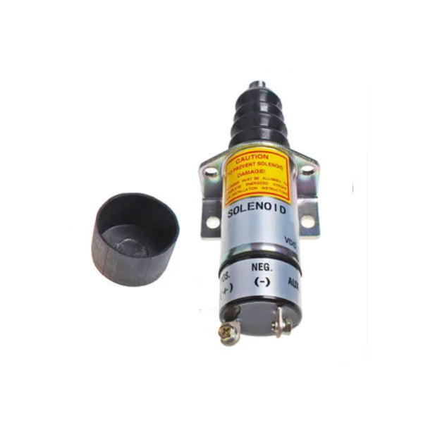 12V Shut off Solenoid Valve 1500-2047 1502-12C6U1B2S1 for Woodward Cummins Engine 6CTA 8.3L - KUDUPARTS