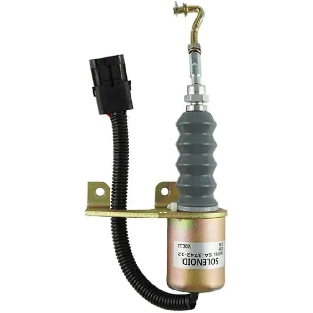Fuel Shutoff Solenoid Valve 309893 SA-3777-12 for Woodward Deutz Bosch Engine - KUDUPARTS