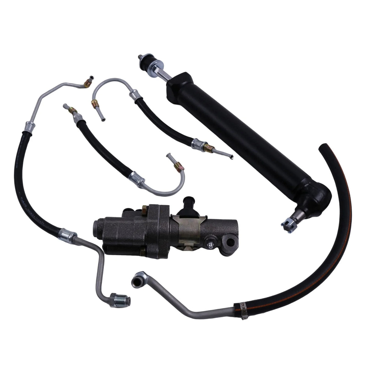 Power Steering Valve Cylinder & Hose Kit 1509003 1505001 1502007 for Chevrolet Corvette Base 5.3L 5.7L 7.0L 7.4L 1963-1979 - KUDUPARTS