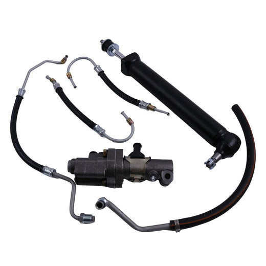 Power Steering Valve Cylinder & Hose Kit 1509003 1505001 1502007 for Chevrolet Corvette Base 5.3L 5.7L 7.0L 7.4L 1963-1979 - KUDUPARTS
