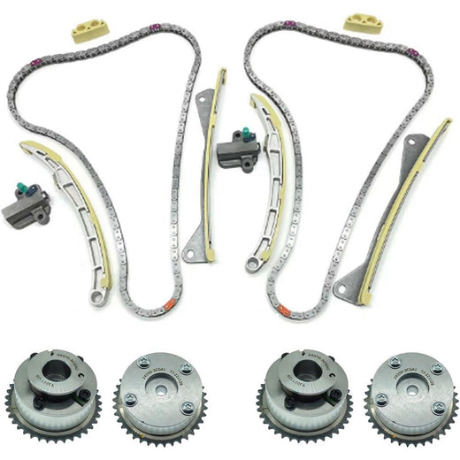 Timing Chain Kit 24350-3CGA1 for Kia Sedona Sorento Hyundai Azera Santa Fe Palisade 3.3L 3.8L - KUDUPARTS