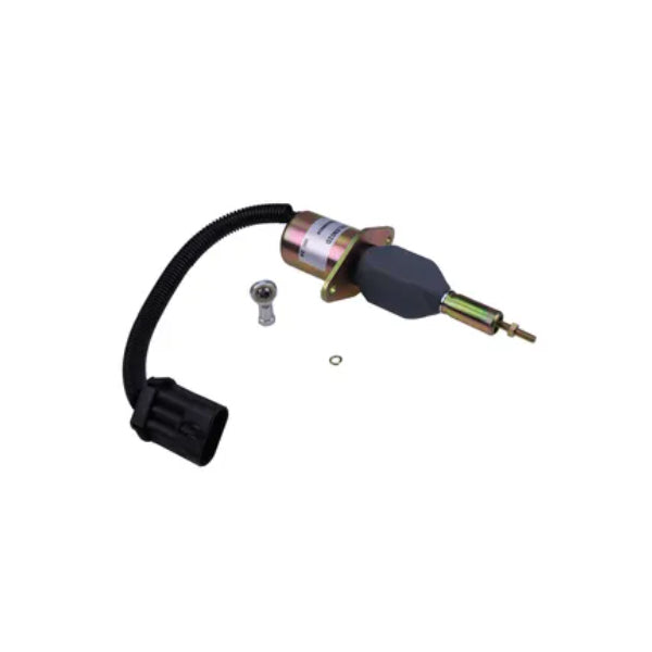24V Stop Solenoid Valve SA-4932-24 3990773 for Cummins Engine 6CT 6CT8.3 - KUDUPARTS