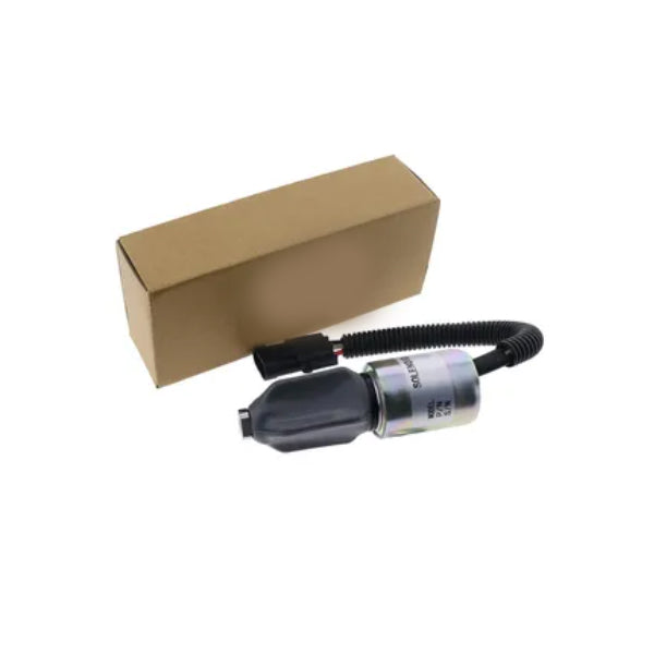 Shutoff Stop Solenoid 1753ES-12A6UC3B1S1 SA-3665-12 for Cummins Yanmar Kubota - KUDUPARTS