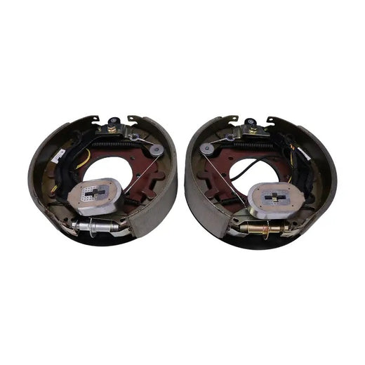 A Pair Trailer Brake 12-1/4" x 3-3/8" 023-450-00 023-451-00 for Dexter 9k to 10k lb Axles - KUDUPARTS