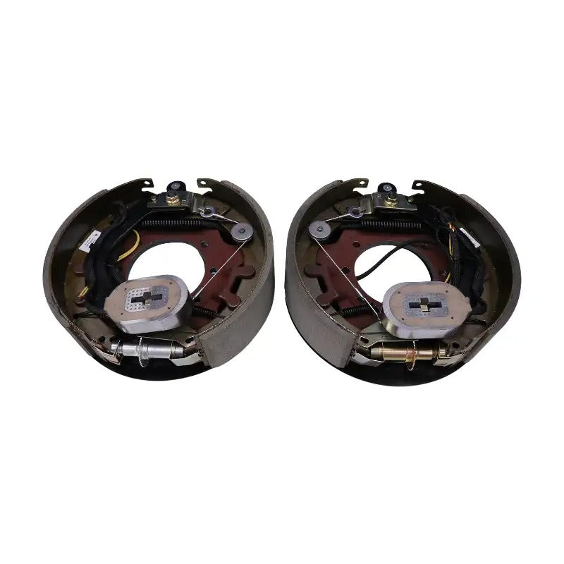 A Pair Trailer Brake 12-1/4" x 3-3/8" 023-450-00 023-451-00 for Dexter 9k to 10k lb Axles - KUDUPARTS