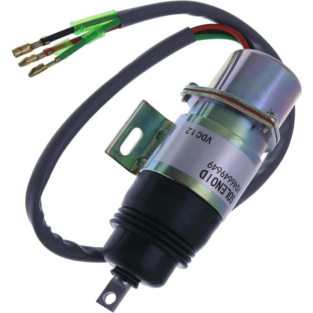 12V Stop Solenoid 894453-3411 8-94453341-0 for Isuzu Engine 4JG1 4JG2 6BG1 6BB1 6B61 4J62 4J61 - KUDUPARTS