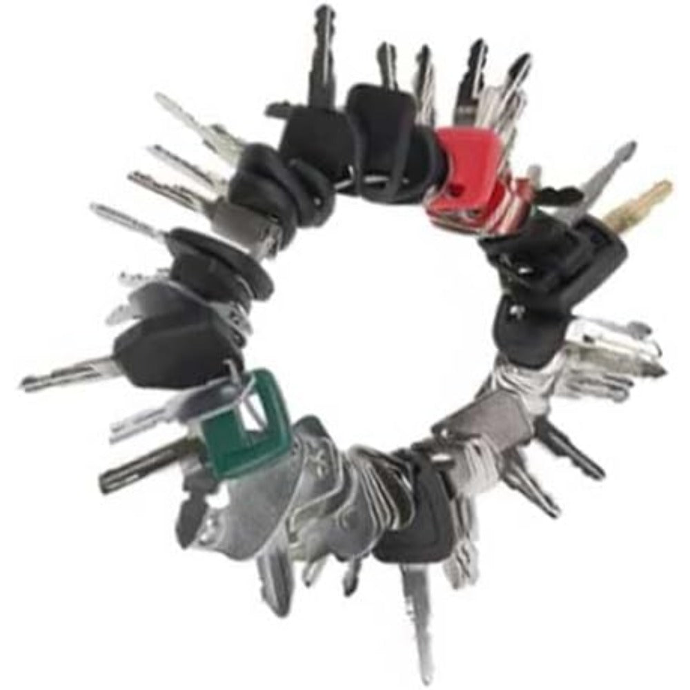 47 Pcs Ignition Key for Bobcat Komastu New Holland CASE John Deere and More - KUDUPARTS