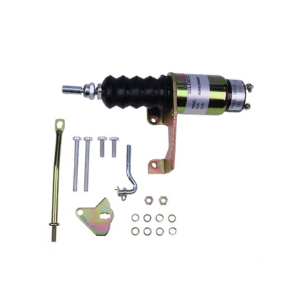 24V Fuel Shut Off Solenoid RSV1751 SA-3765-24 for Cummins DEUTZ Bosch Perkins - KUDUPARTS
