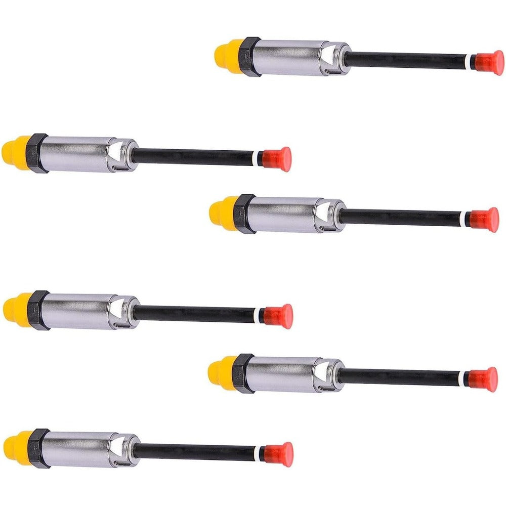 6 Pcs Fuel Injector 100-7559 for Caterpillar CAT Engine 3306 3306B Dump Truck D250E D250E II - KUDUPARTS