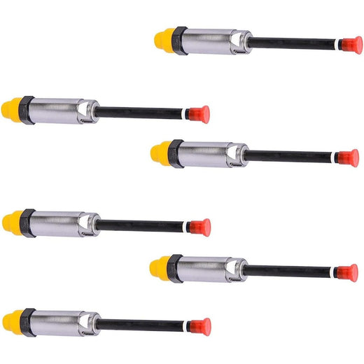 6 Pcs Fuel Injector 100-7559 for Caterpillar CAT Engine 3306 3306B Dump Truck D250E D250E II - KUDUPARTS