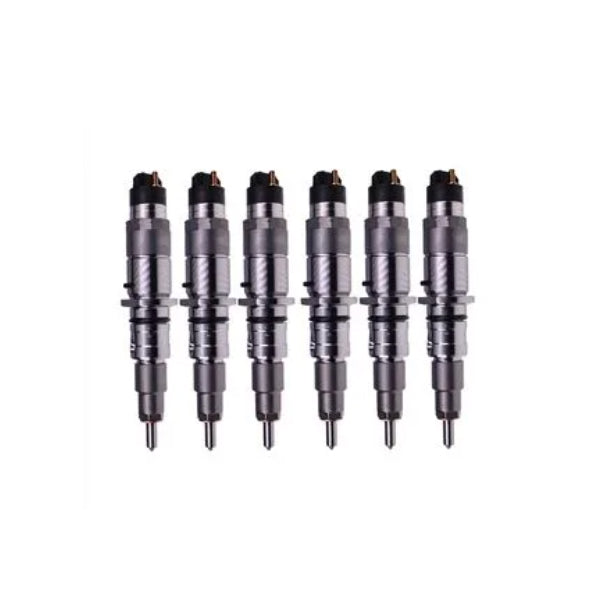 6Pcs Fuel Injector 0445120231 3976372 5263262 4945969 for Cummins Engine QSB4.5 QSB6.7 6B5.9 6C8.3 B3.3 B4.5 QSB3.3 ISBE4 - KUDUPARTS