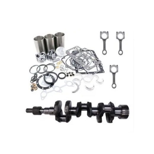 Standard Overhaul Rebuild Kit & Crankshaft & Connecting Rod for Kubota Engine D722 - KUDUPARTS