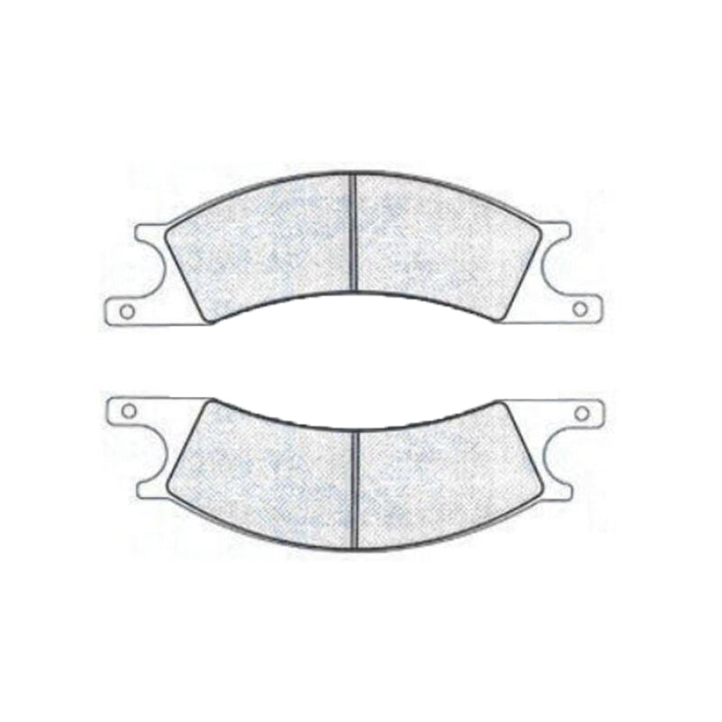 2 PCS Brake Pad 385-10-178472 for Komatsu Wheel Loader 530 530B 530-1 530B-1 - KUDUPARTS
