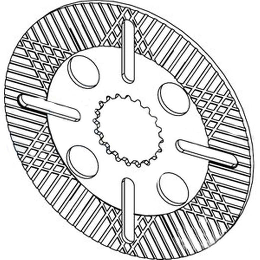 Left Side Brake Friction Disk AT339543 for John Deere Loader 315 325 210 310 315 325 410 410KTC - KUDUPARTS