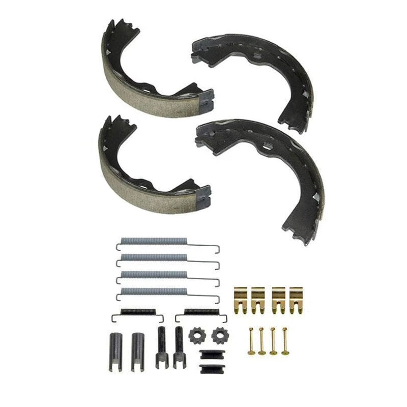 4 Pieces Emergency Parking Brake Shoe & Springs Kit 7329K for RAM Pick Up 1500 2008-2018