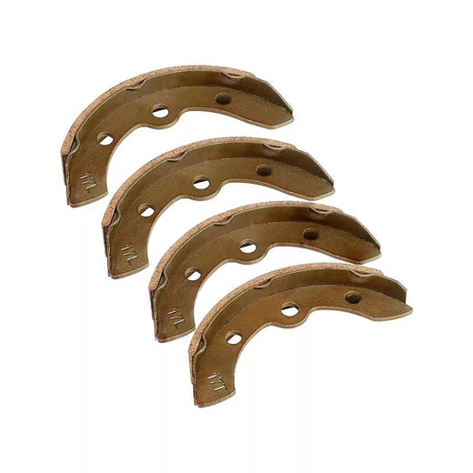 4 Pieces Golf Cart Brake Shoe 101823201 for Club Car DS Precedent 95-up EZGO 86-95 - KUDUPARTS
