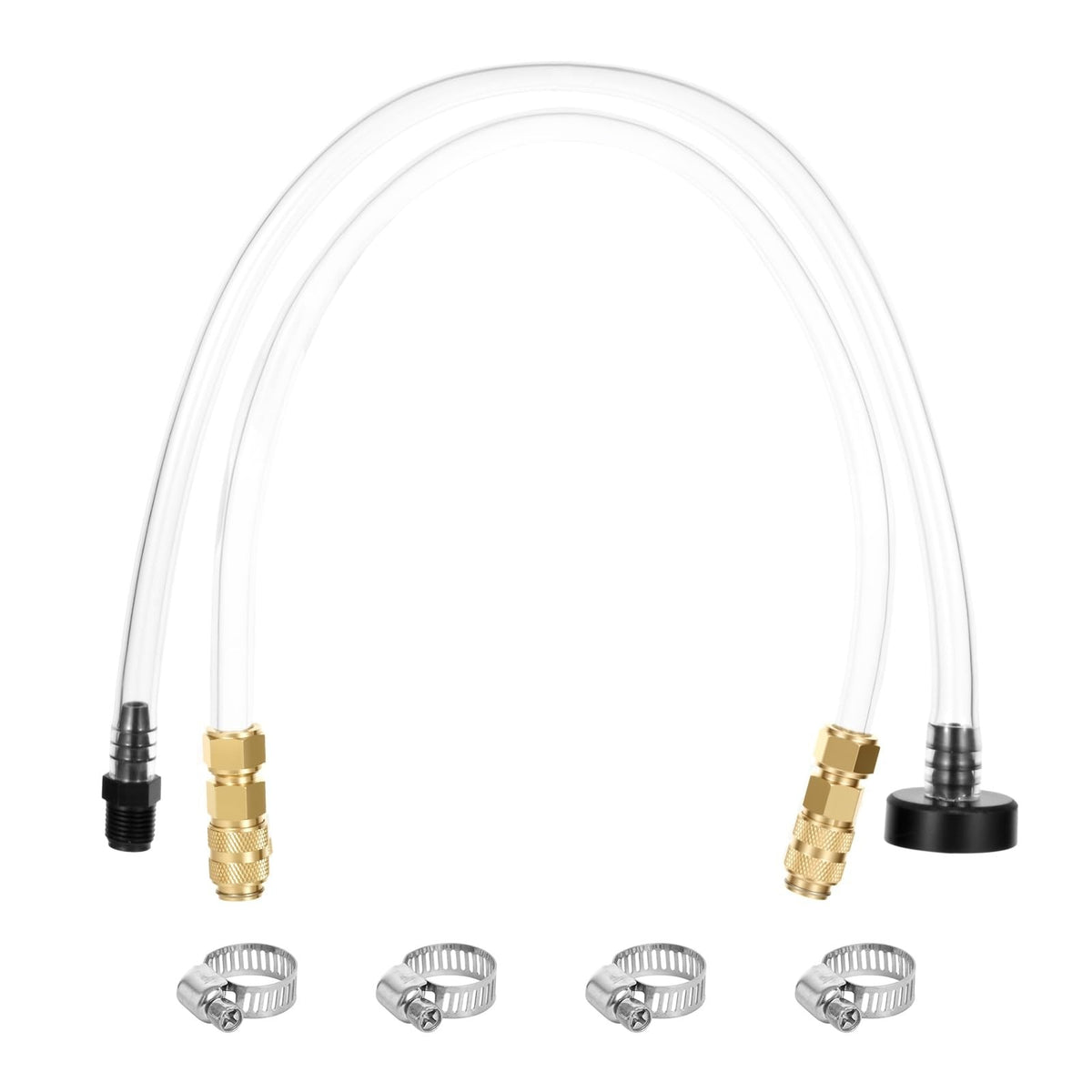 Hydraulic Steering Bleed Tube Kit HTJZWG001-4 for Seastar Hydraulic System - KUDUPARTS