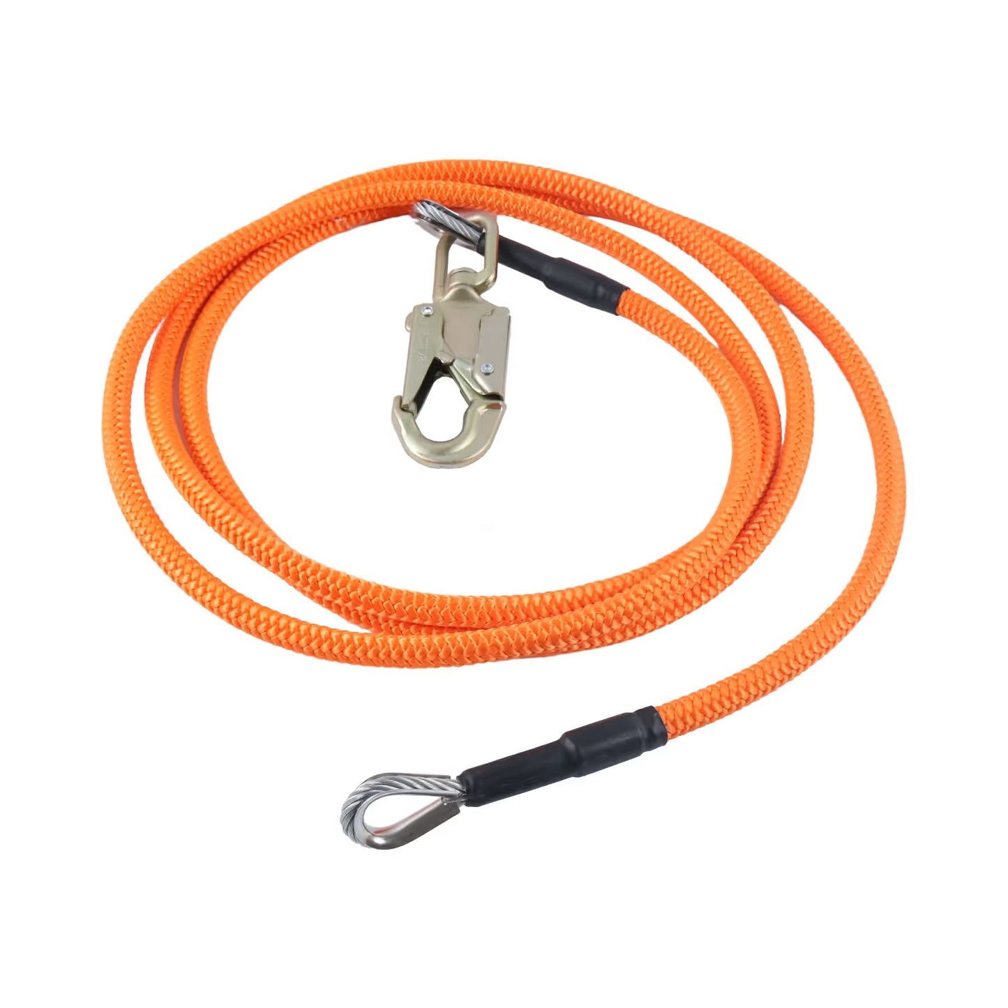 12FT 5/8" Steel Core Flipline 75005 75002 75011-A for Climb Right Arborist Climbing