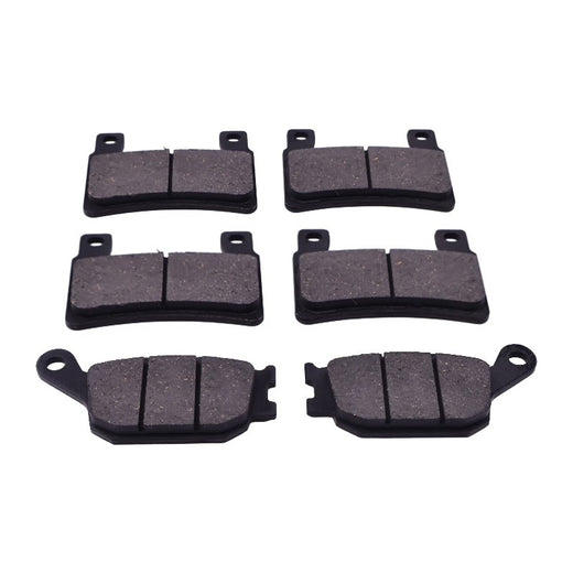 6 Pcs Front Rear Brake Pad FA296 FA174 for Honda Motorcycle CBR600F4i Sport 2001-2006 - KUDUPARTS