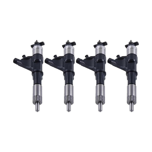 4pcs Fuel Injector 295050-2131 2901232030 for Isuzu Engine 4HK1 4HK1TC 4HK1-TCS Truck NPR-HD NPR-XD NQR NRR - KUDUPARTS