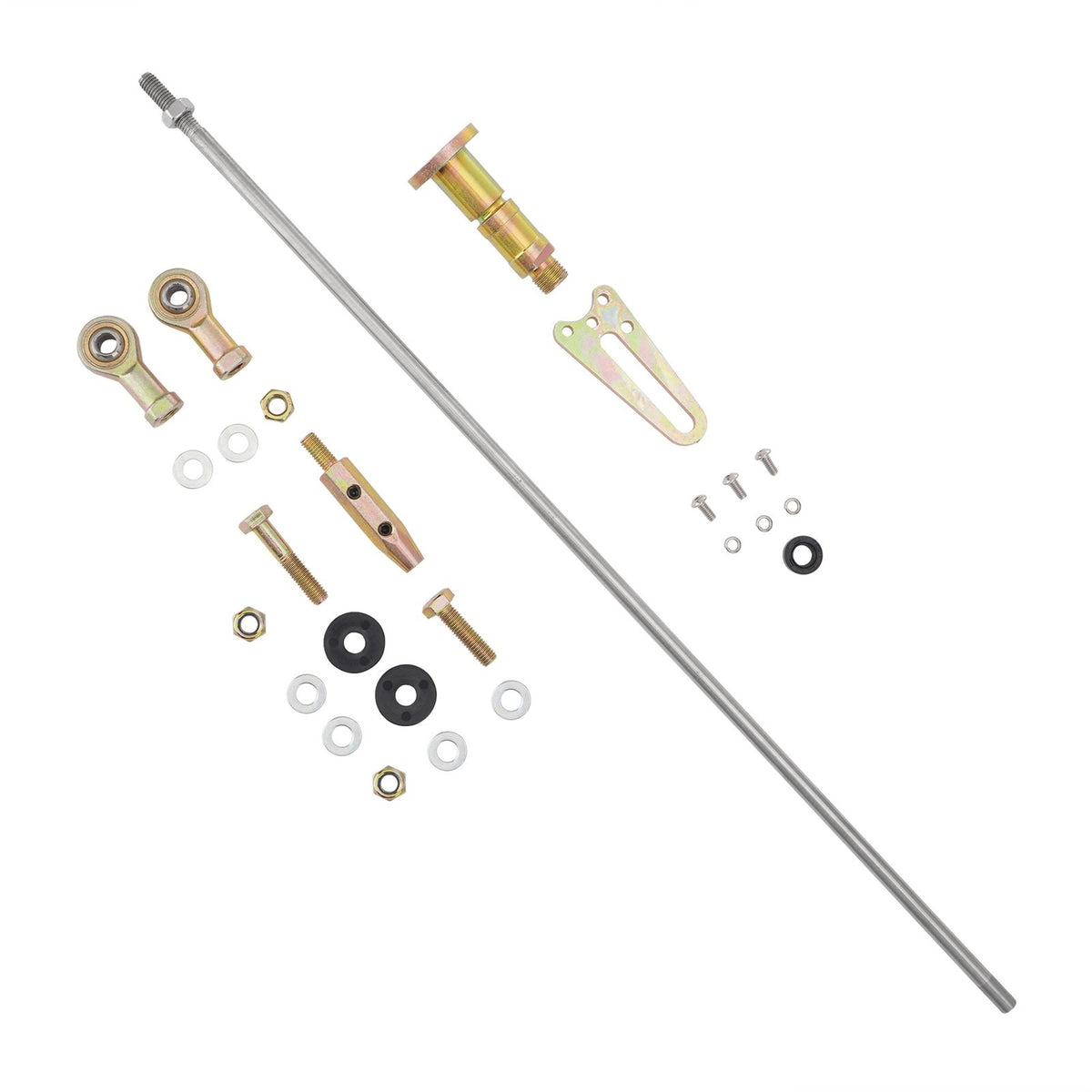 21" Adjustable Column Shift Linkage Kit ACA-1807 for Ford AOD Transmission 4R70W - KUDUPARTS