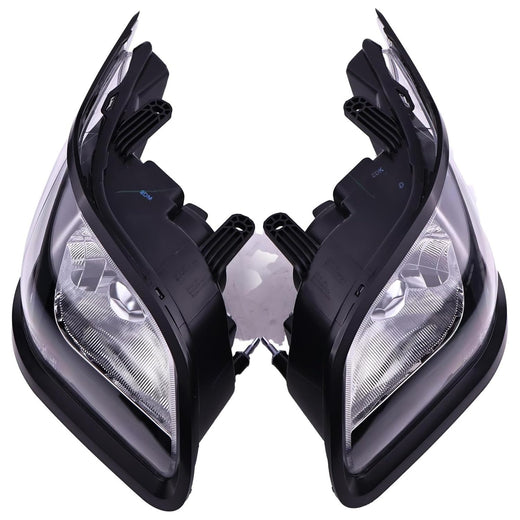 Left Right Headlight Set 3C081-75723 3C081-75713 Compatible with Kubota M108S M7040 M8540 M5040 M9540 Tractors - KUDUPARTS