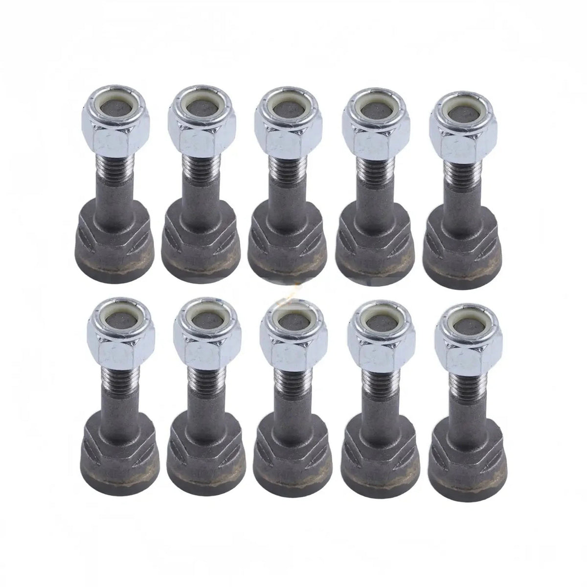 10 Pieces 1100 Series Stump Grinder Teeth for Vermeer Yellow Jacket - KUDUPARTS